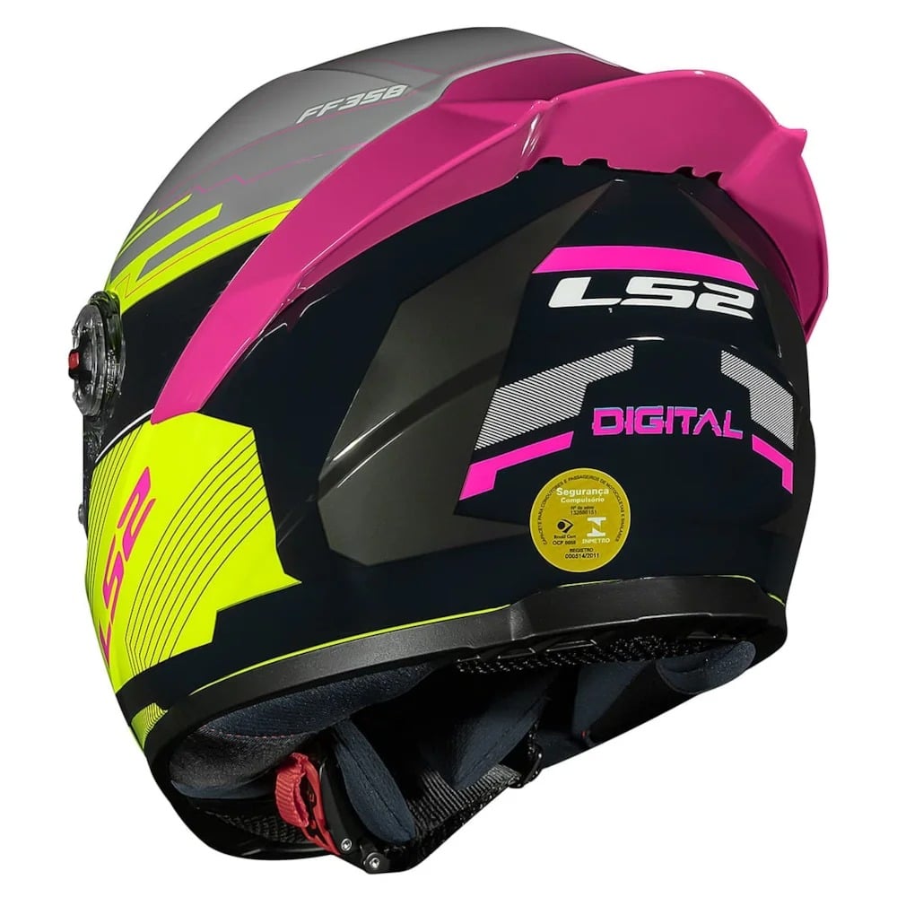 Capacete LS2 Classic S FF358 Digital - imagem 3