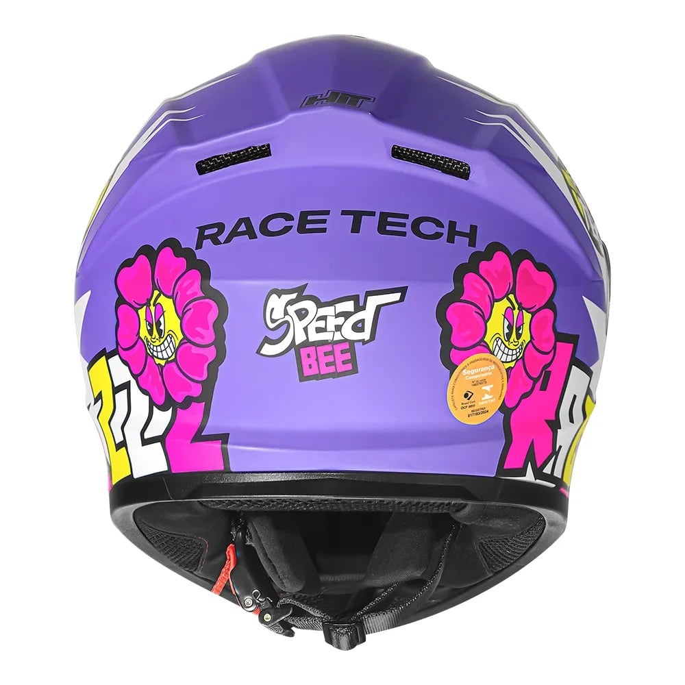 Capacete Race Tech Hit Speedbee - imagem 7