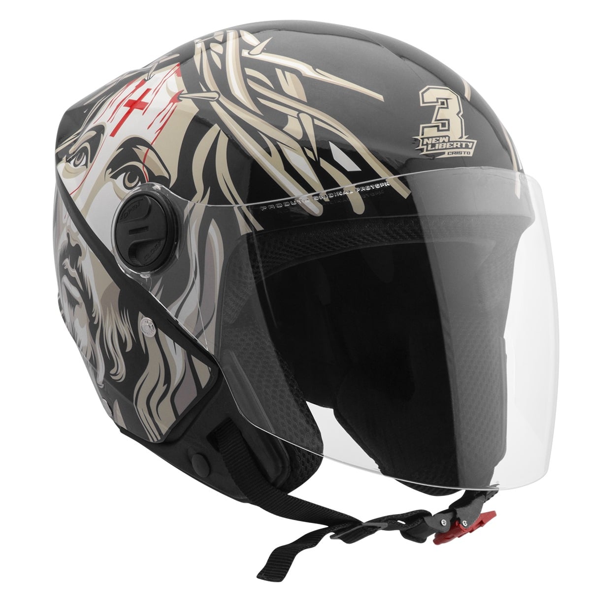 Capacete Pro Tork New Liberty Three Cristo - imagem 3