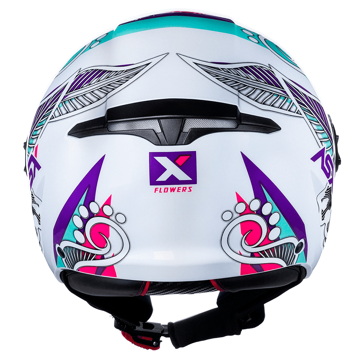 Capacete ASX City Air Flowers - imagem 3