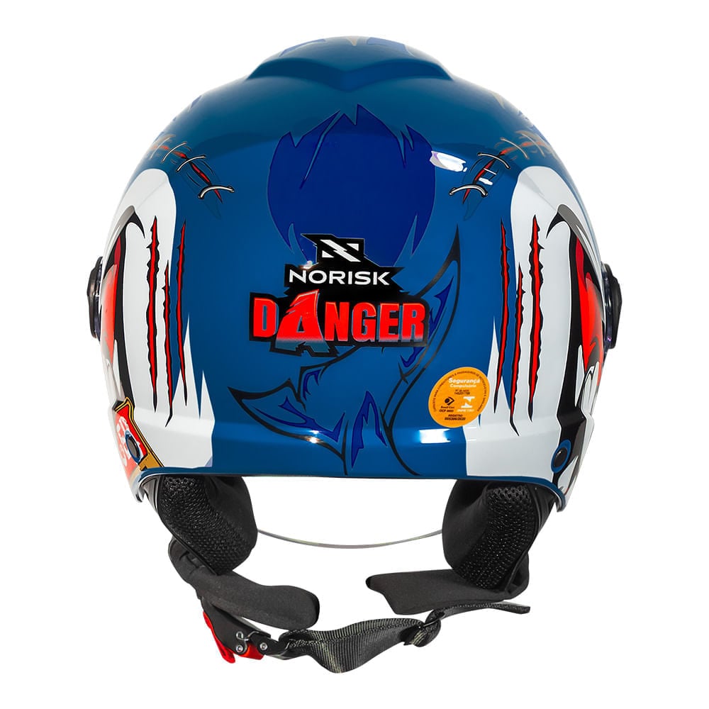 Capacete Norisk Orion SV Danger - imagem 4
