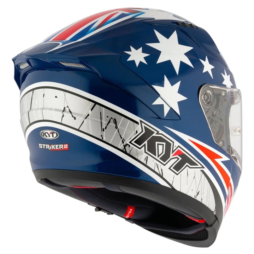 Capacete KYT Striker 2V Brock Parkes - imagem 3