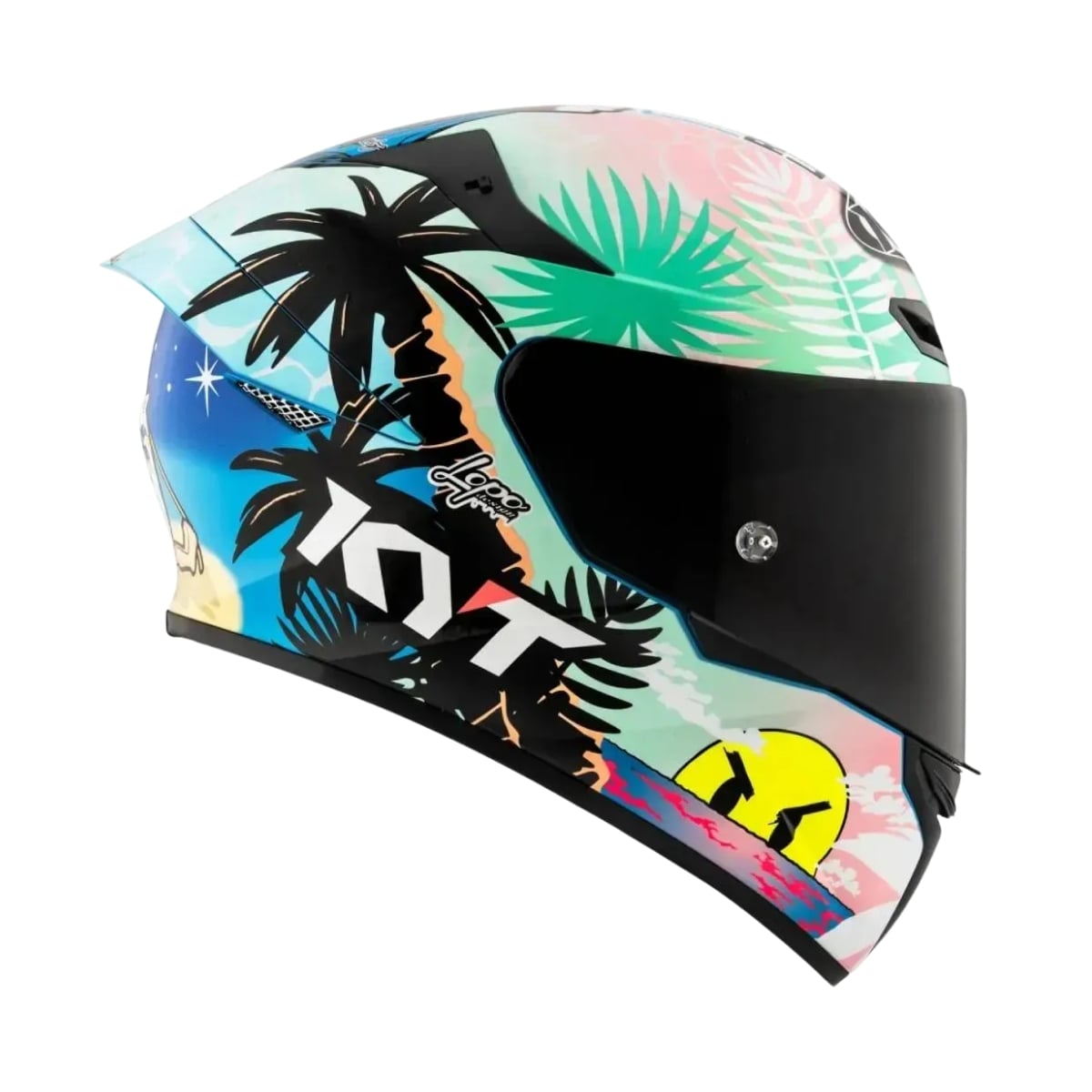 Capacete KYT TT-COURSE Riccardo Rossi Barcelona - imagem 6