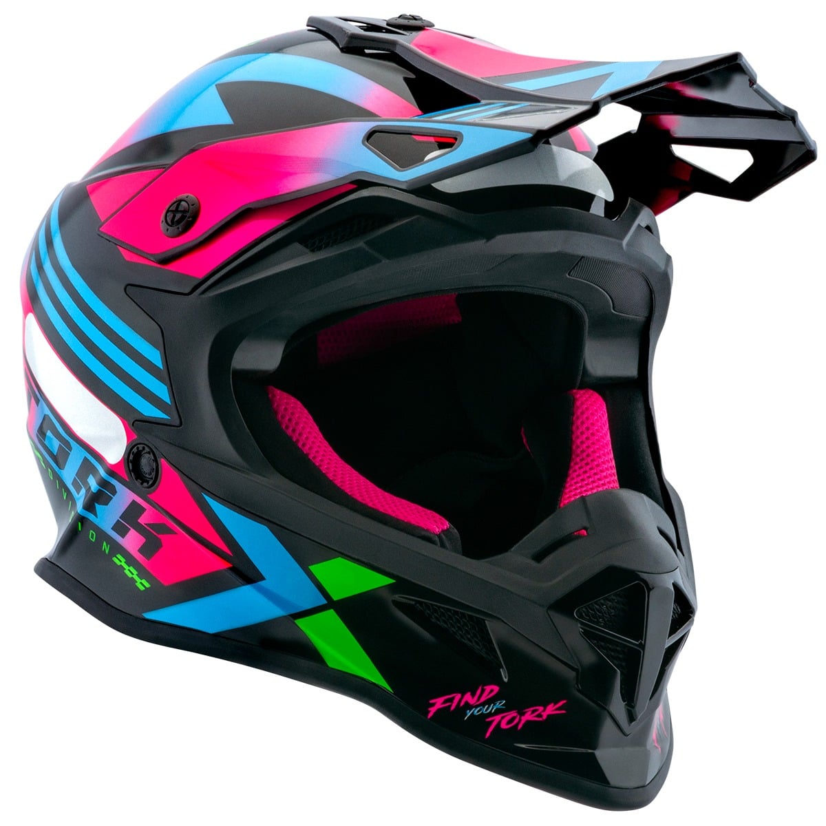 Capacete Pro Tork Cross Kids Fast Next - imagem 5