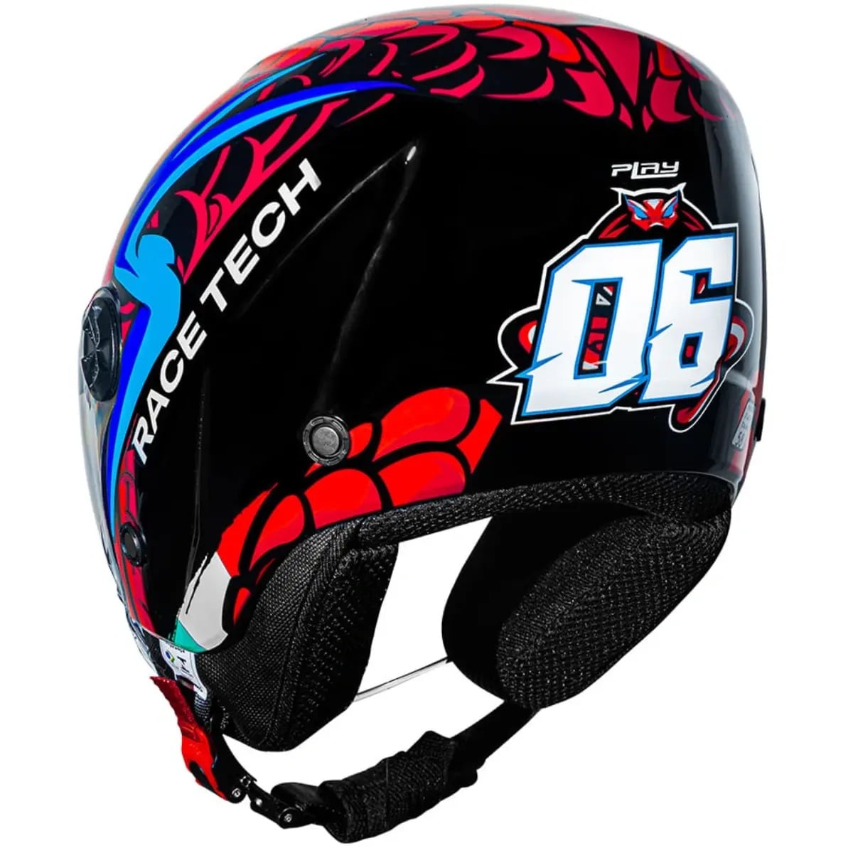 Capacete Race Tech Play Snake - imagem 7
