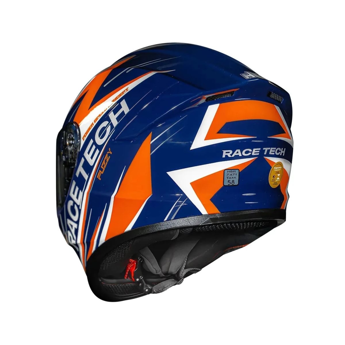 Capacete Race Tech Hit Fuzzy - imagem 6