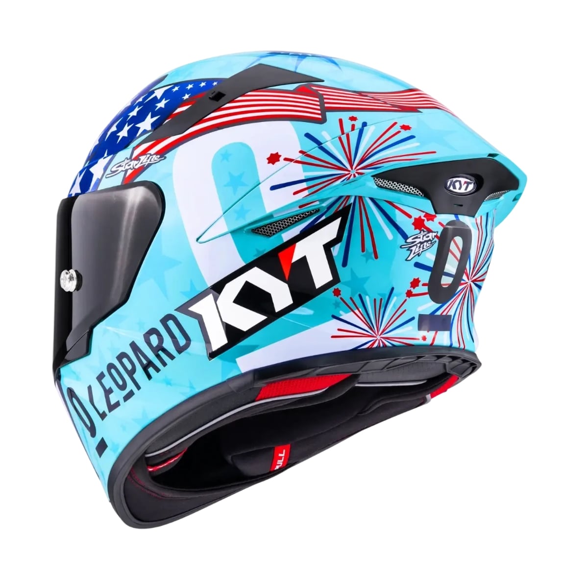 Capacete KYT TT-REVO Leopard Americas - imagem 7