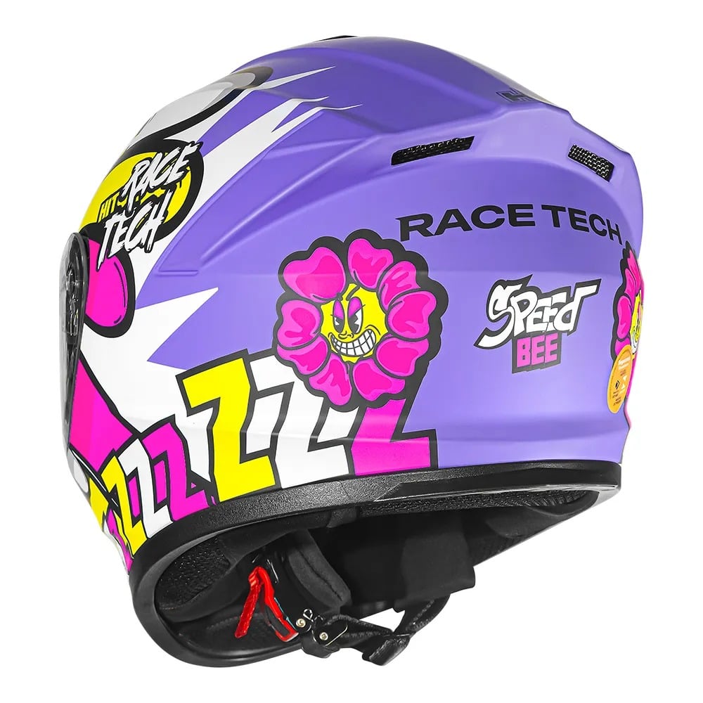 Capacete Race Tech Hit Speedbee - imagem 6