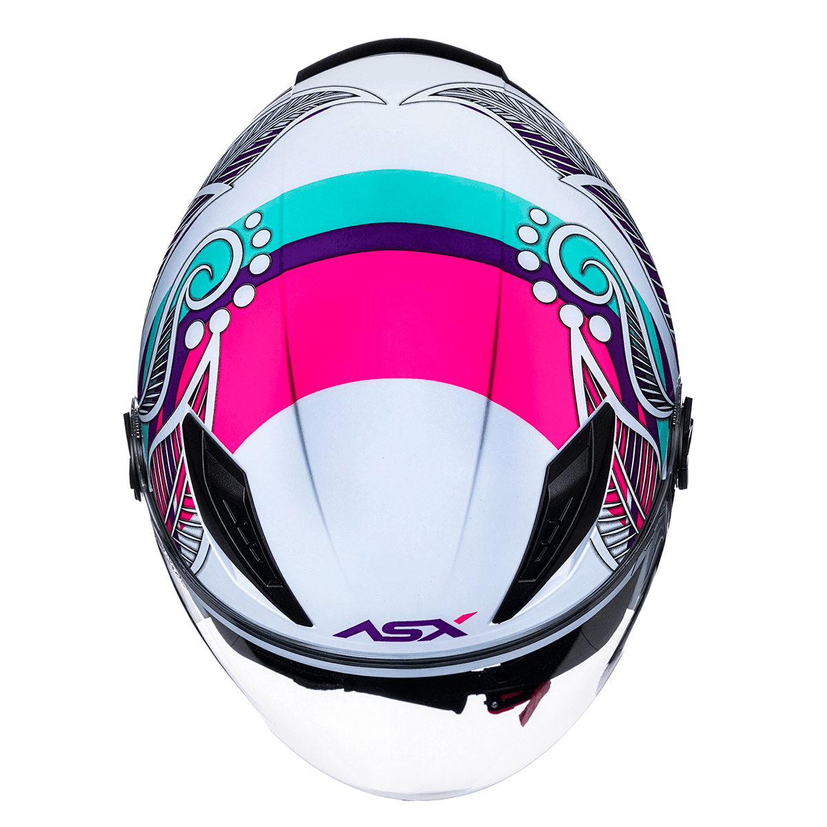 Capacete ASX City Air Flowers - imagem 7
