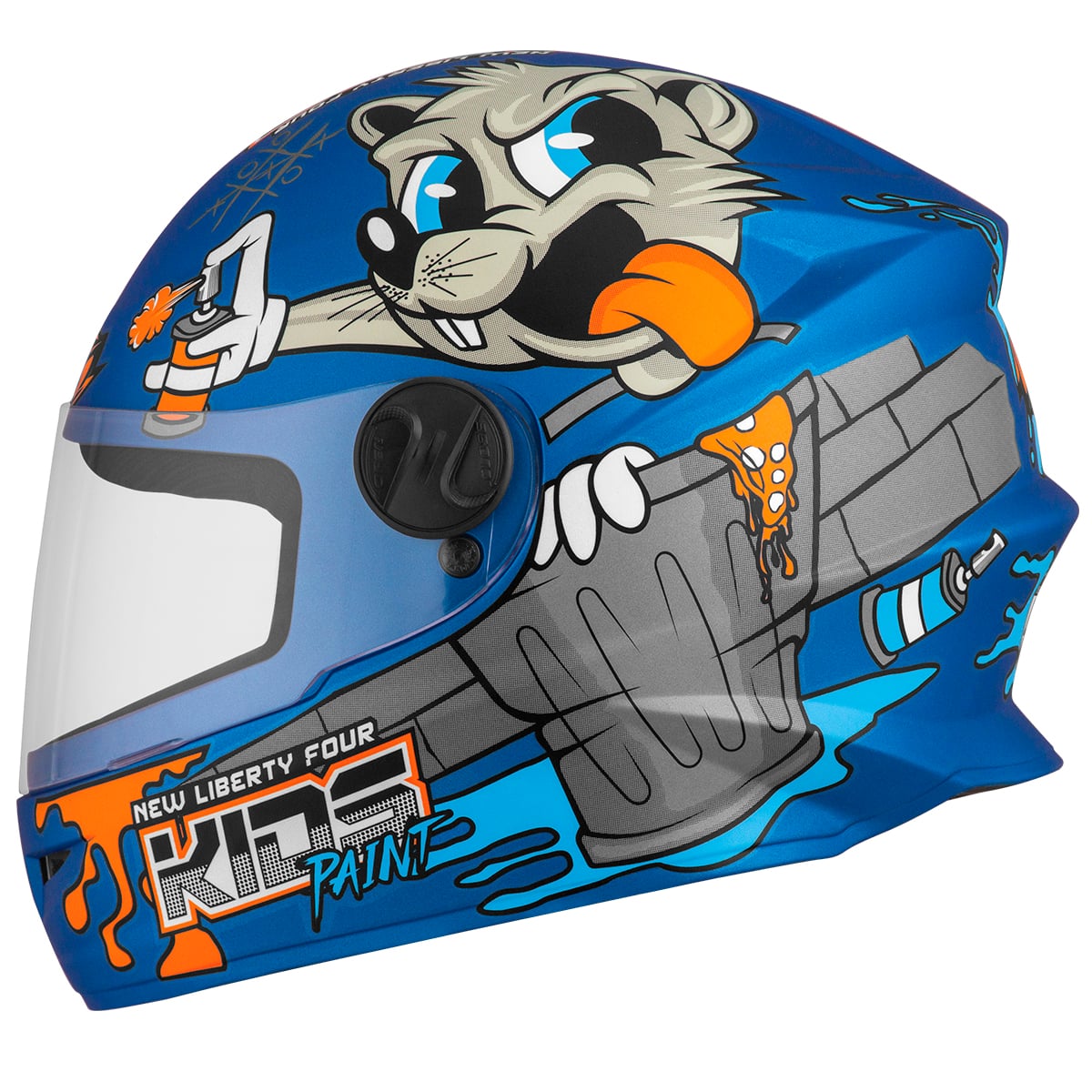 Capacete Pro Tork Liberty Four Kids Paints - imagem 4