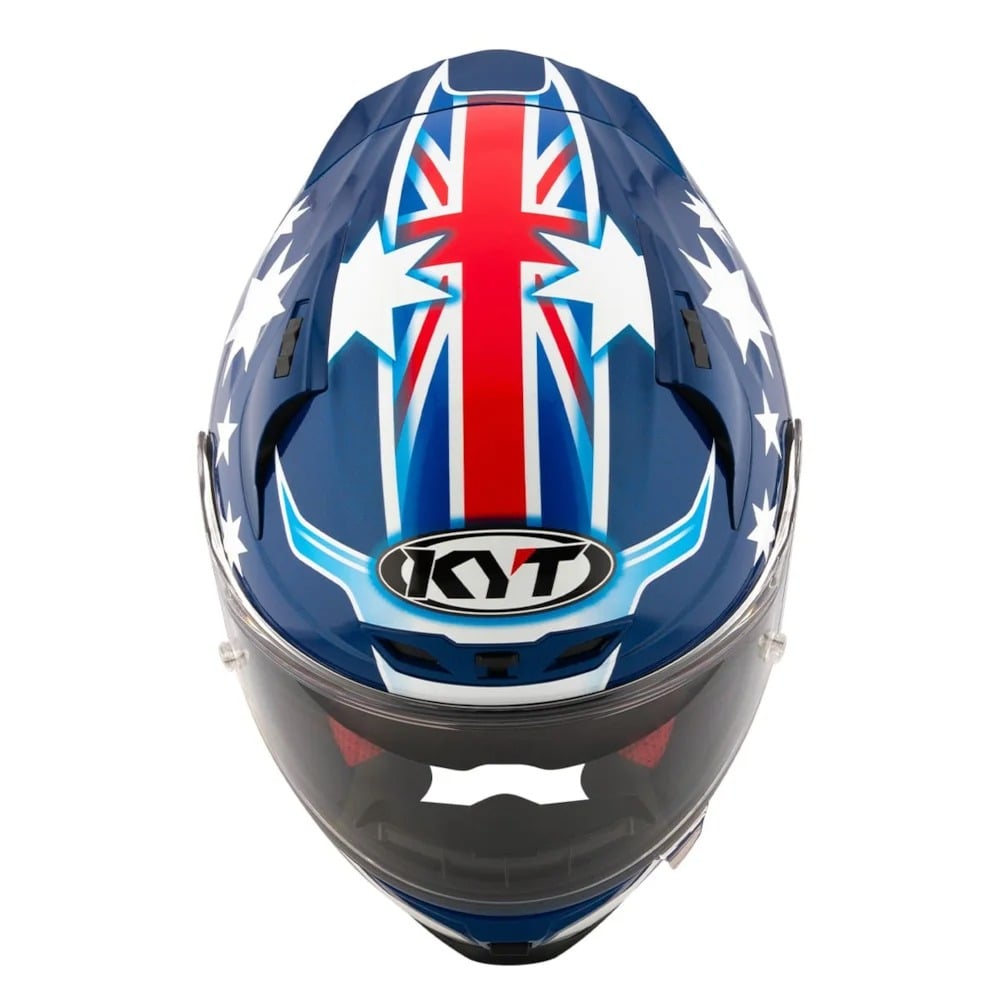 Capacete KYT Striker 2V Brock Parkes - imagem 4
