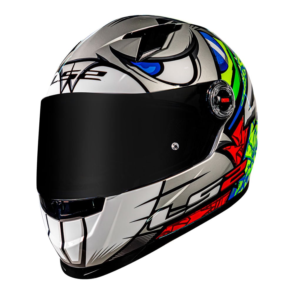 Capacete LS2 FF358 Classic Alex Barros Réplica - imagem 8