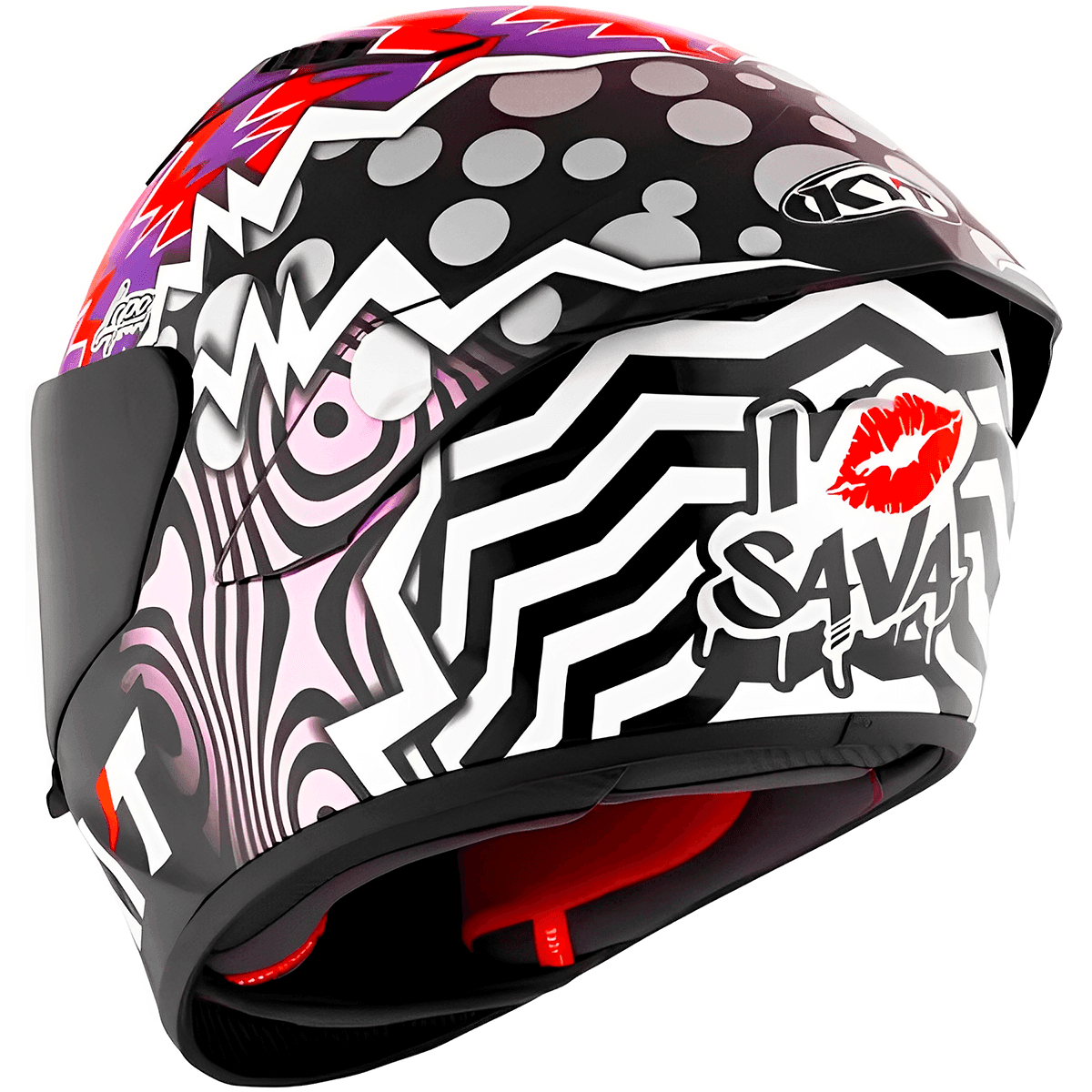 Capacete KYT NZ Race Savadori Replica - imagem 5