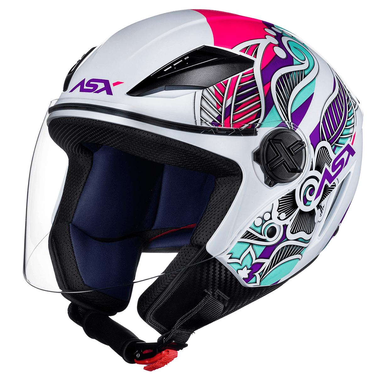 Capacete ASX City Air Flowers - imagem 9
