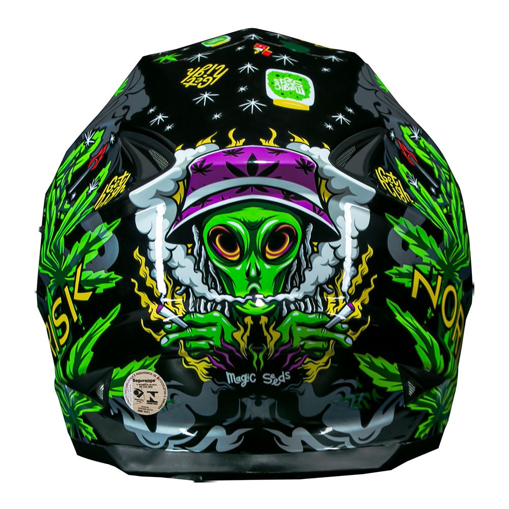Capacete Norisk FF302 Magic Seeds - imagem 4