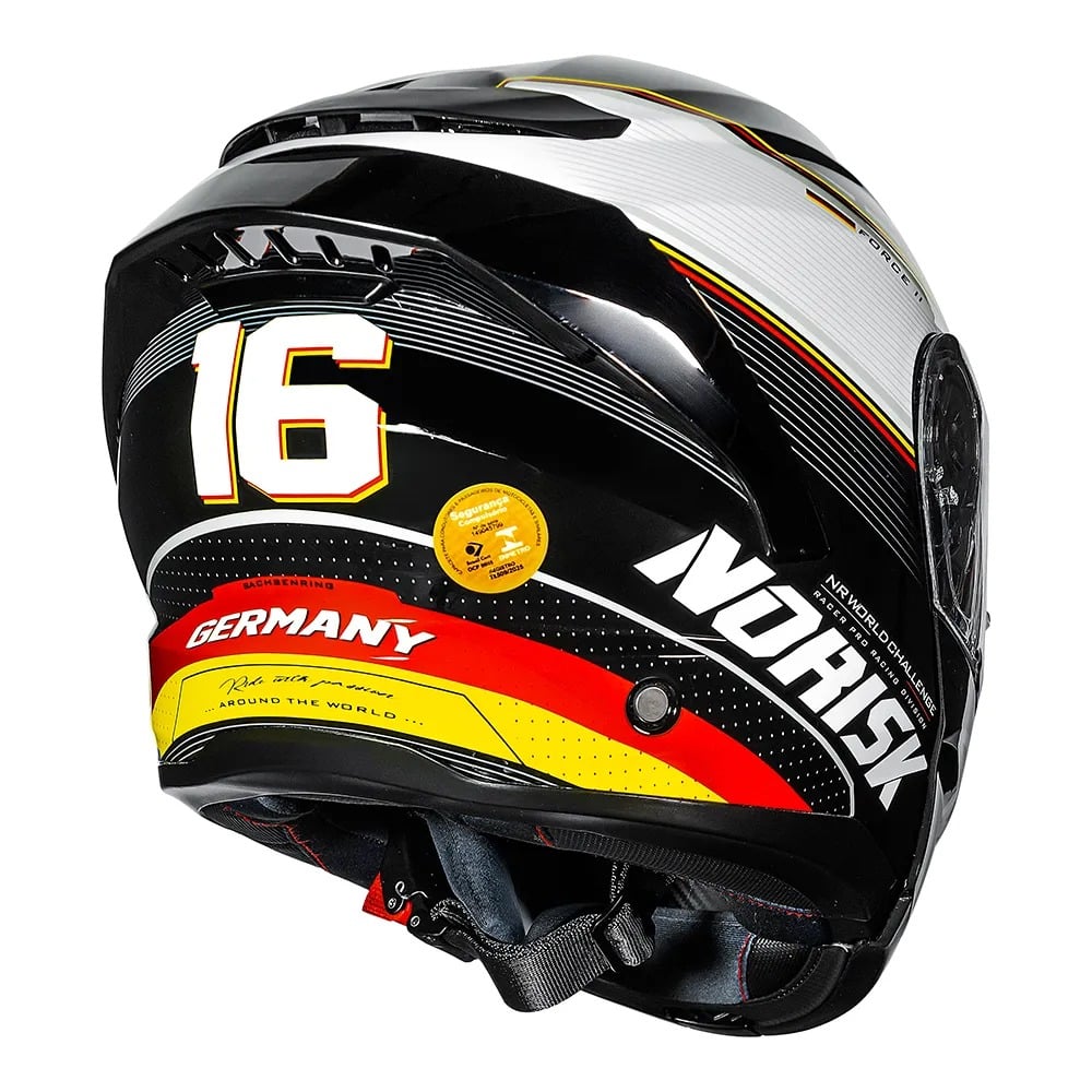 Capacete Norisk Force 2 Grand Prix Germany - imagem 6
