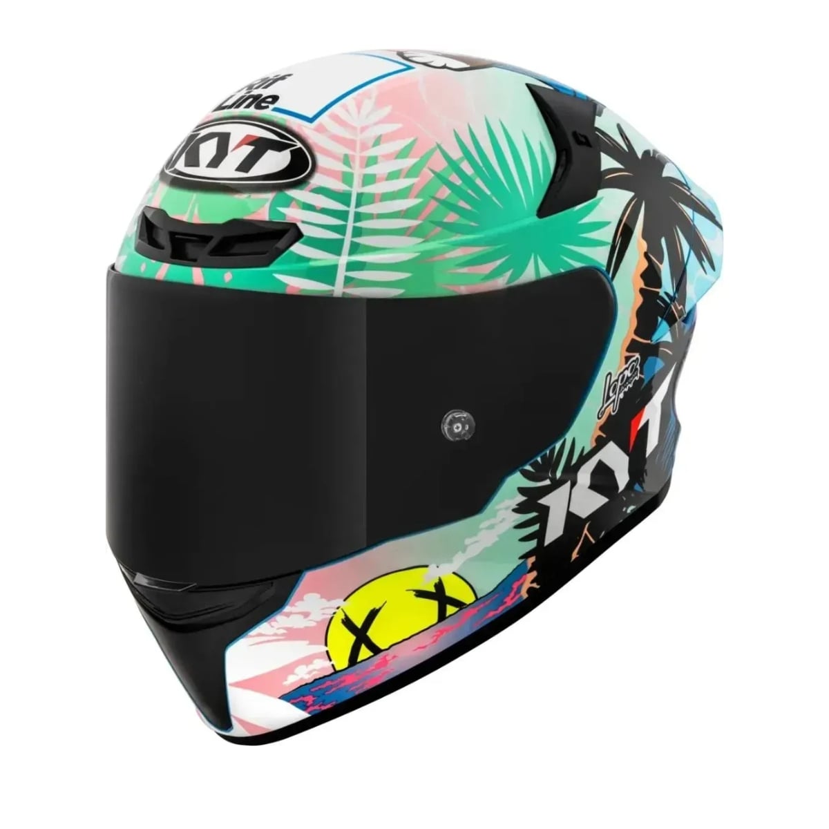 Capacete KYT TT-COURSE Riccardo Rossi Barcelona - imagem 7
