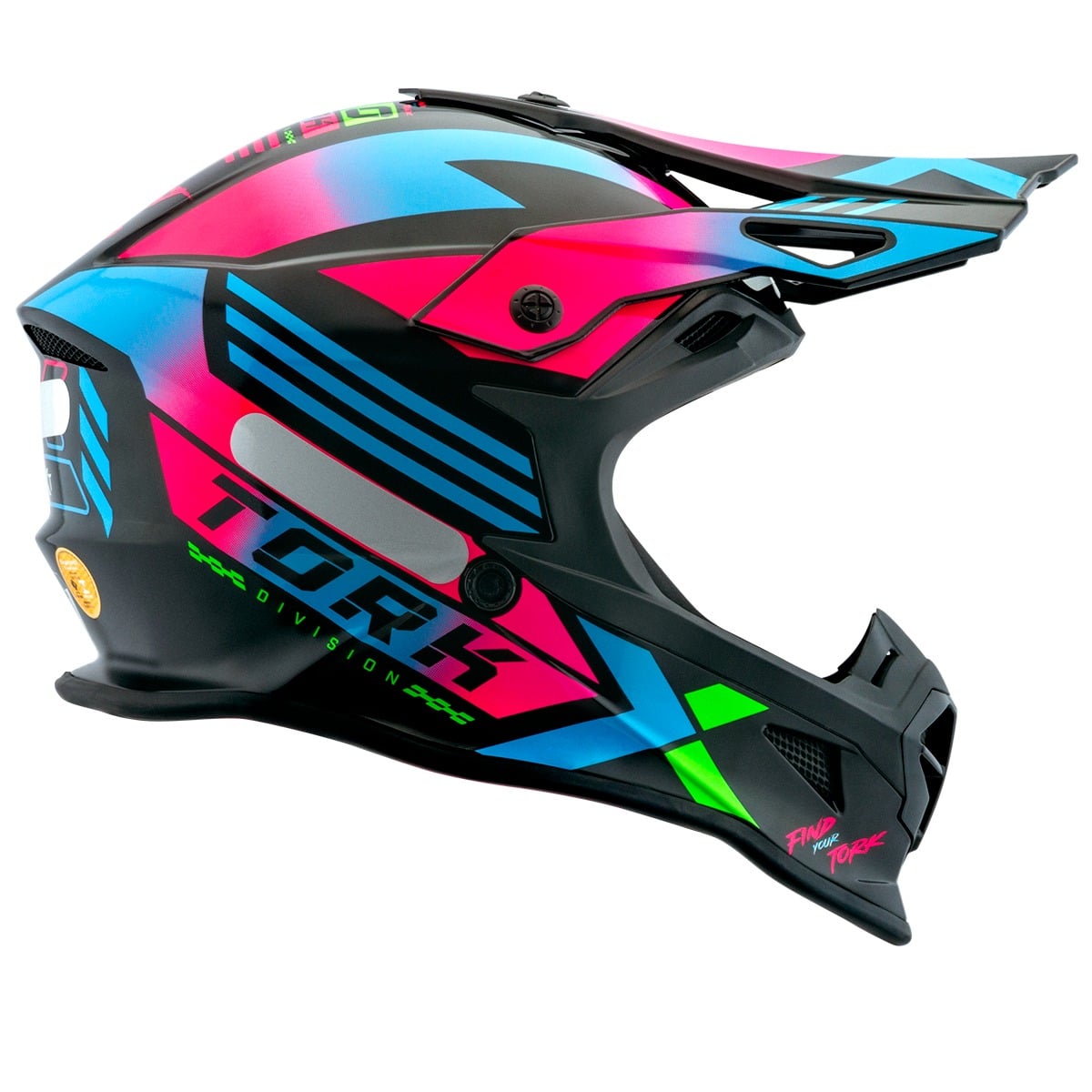 Capacete Pro Tork Cross Kids Fast Next - imagem 2