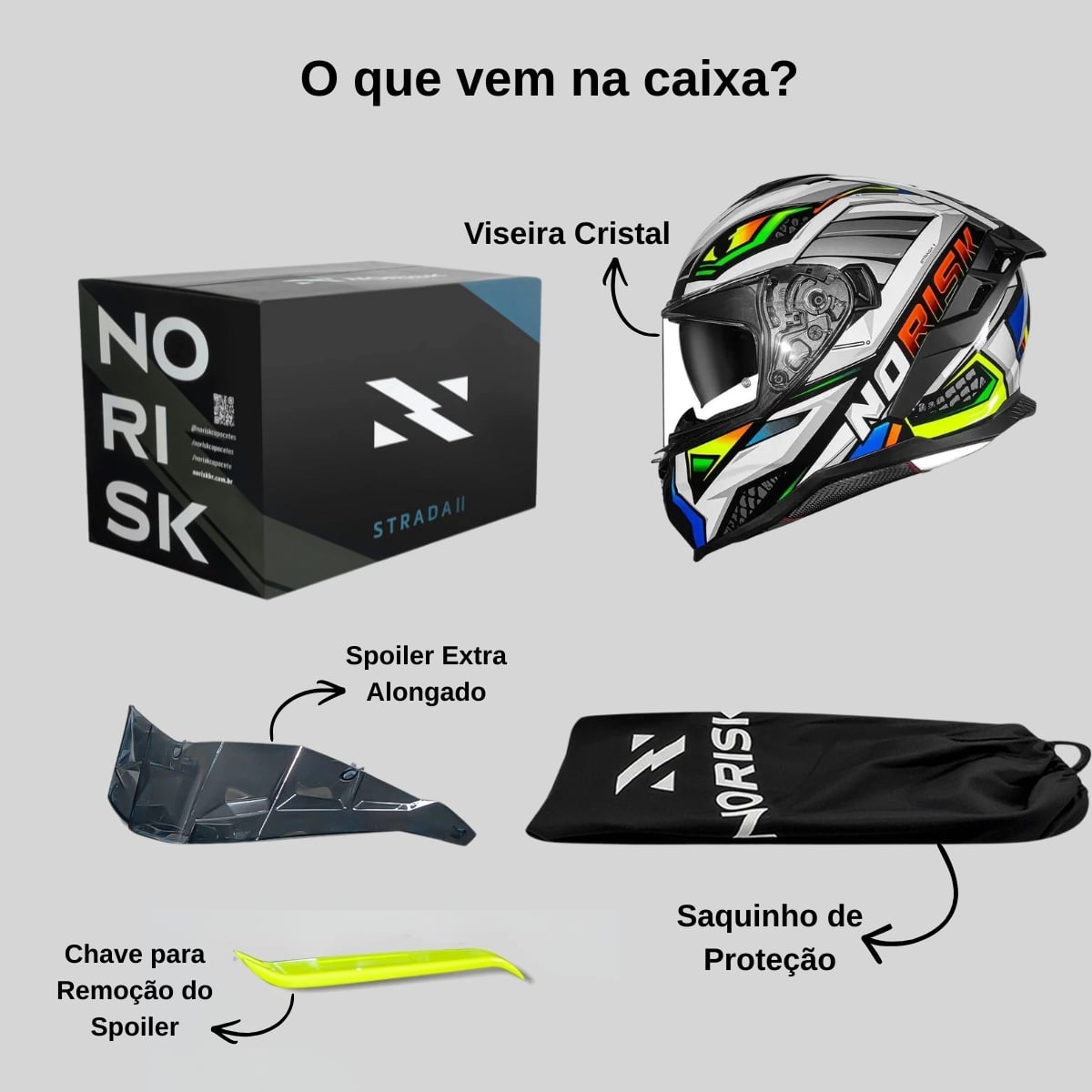 Capacete Norisk Strada 2 Reptel - imagem 2