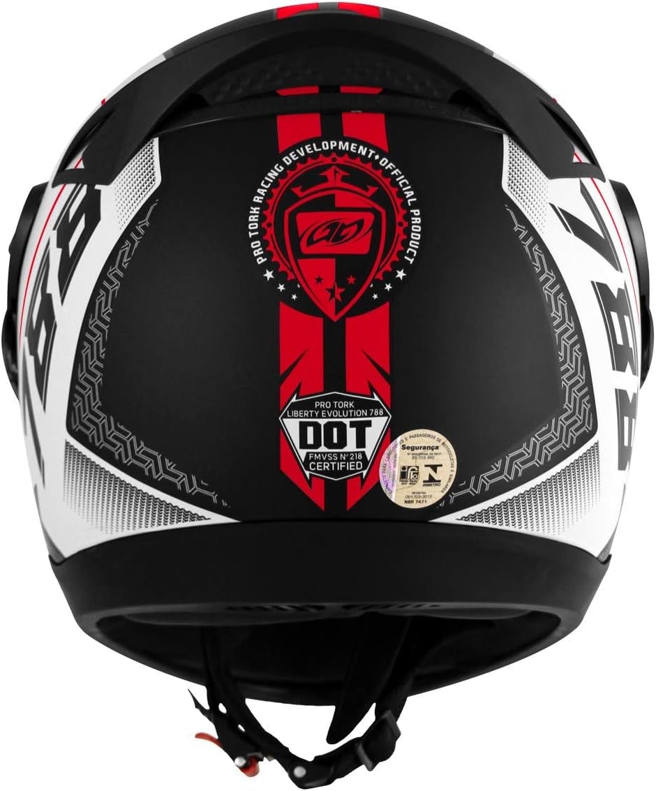 Capacete Pro Tork Evolution 788 G6 Pro Series Tech Tamanho:58 (M);Cor:Vermelho - imagem 2