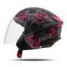 Preto/Rosa Brilhante