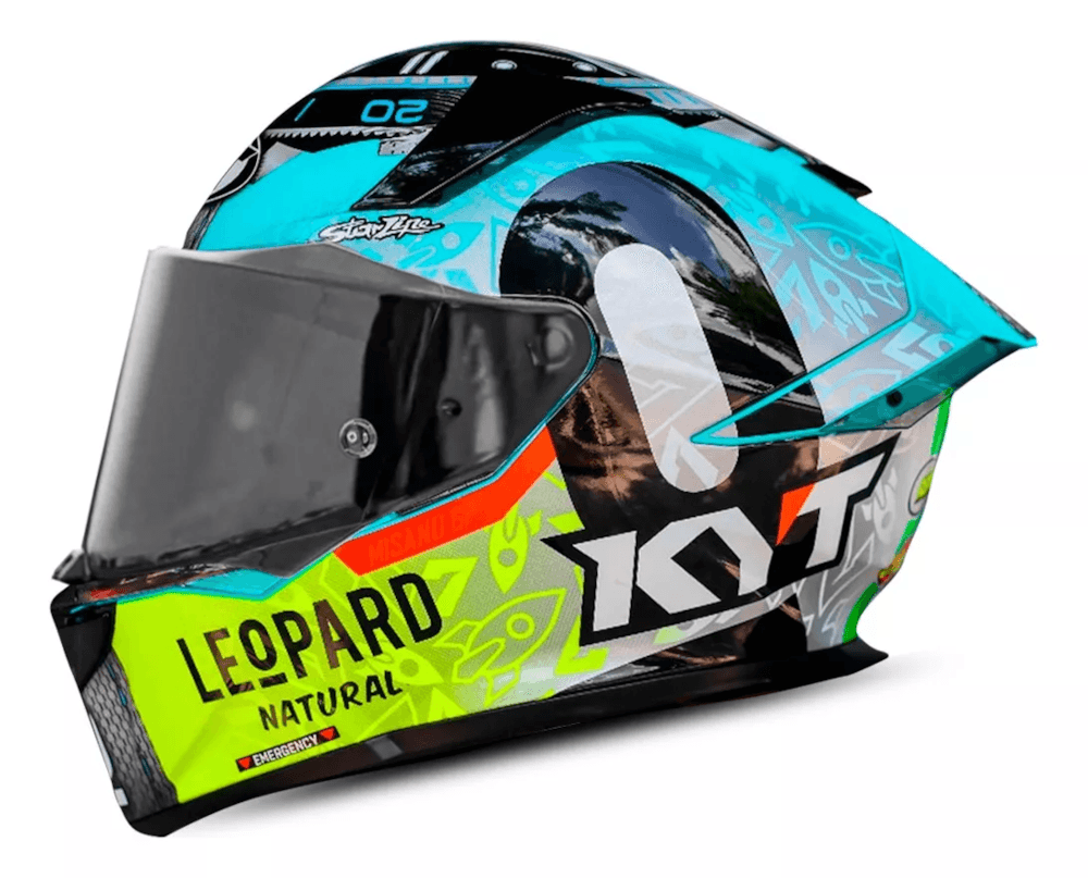 Capacete KYT R2R Max Foggia Misano 2022 Réplica - imagem 2