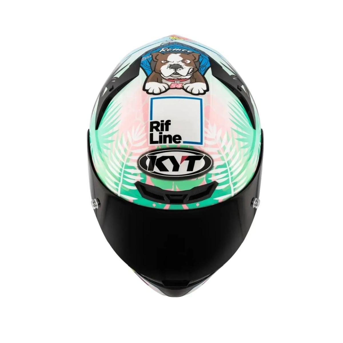 Capacete KYT TT-COURSE Riccardo Rossi Barcelona - imagem 8