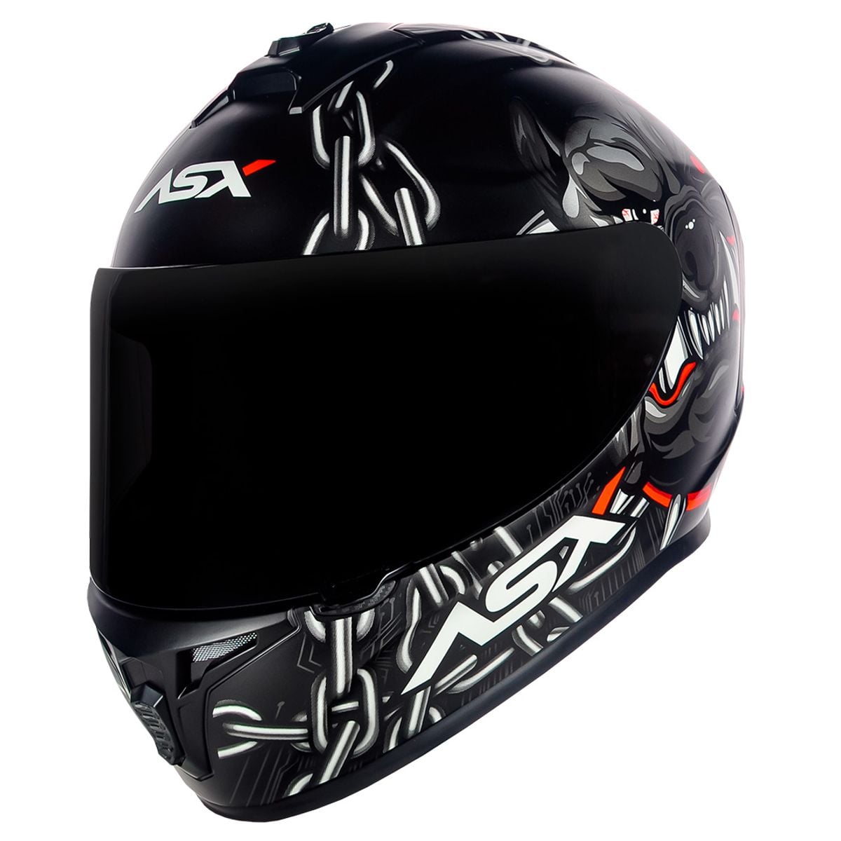 Capacete ASX Draken Bull Cyber - imagem 8