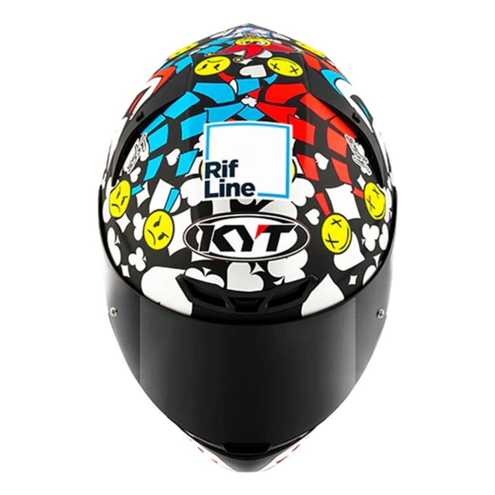 Capacete KYT TT-Course Riccardo Rossi Réplica 2022 - imagem 4