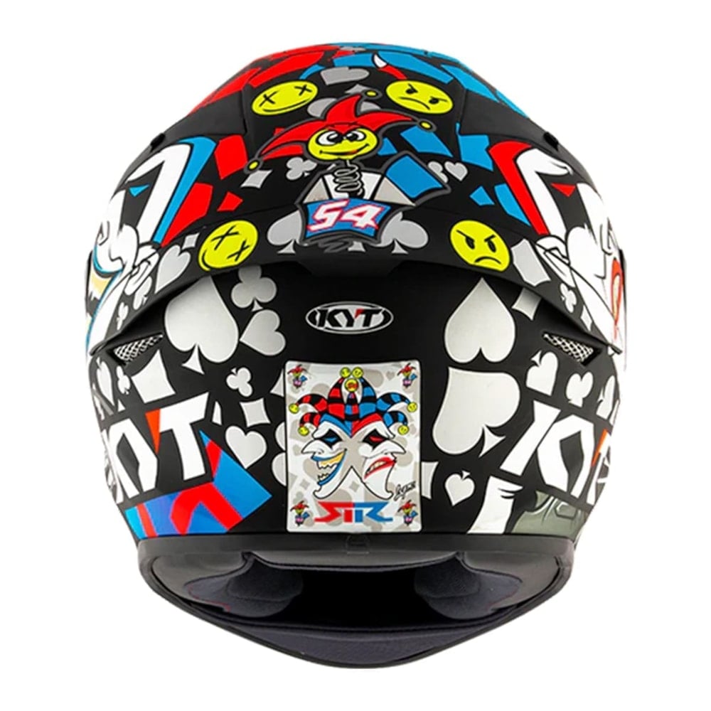 Capacete KYT TT-Course Riccardo Rossi Réplica 2022 - imagem 3