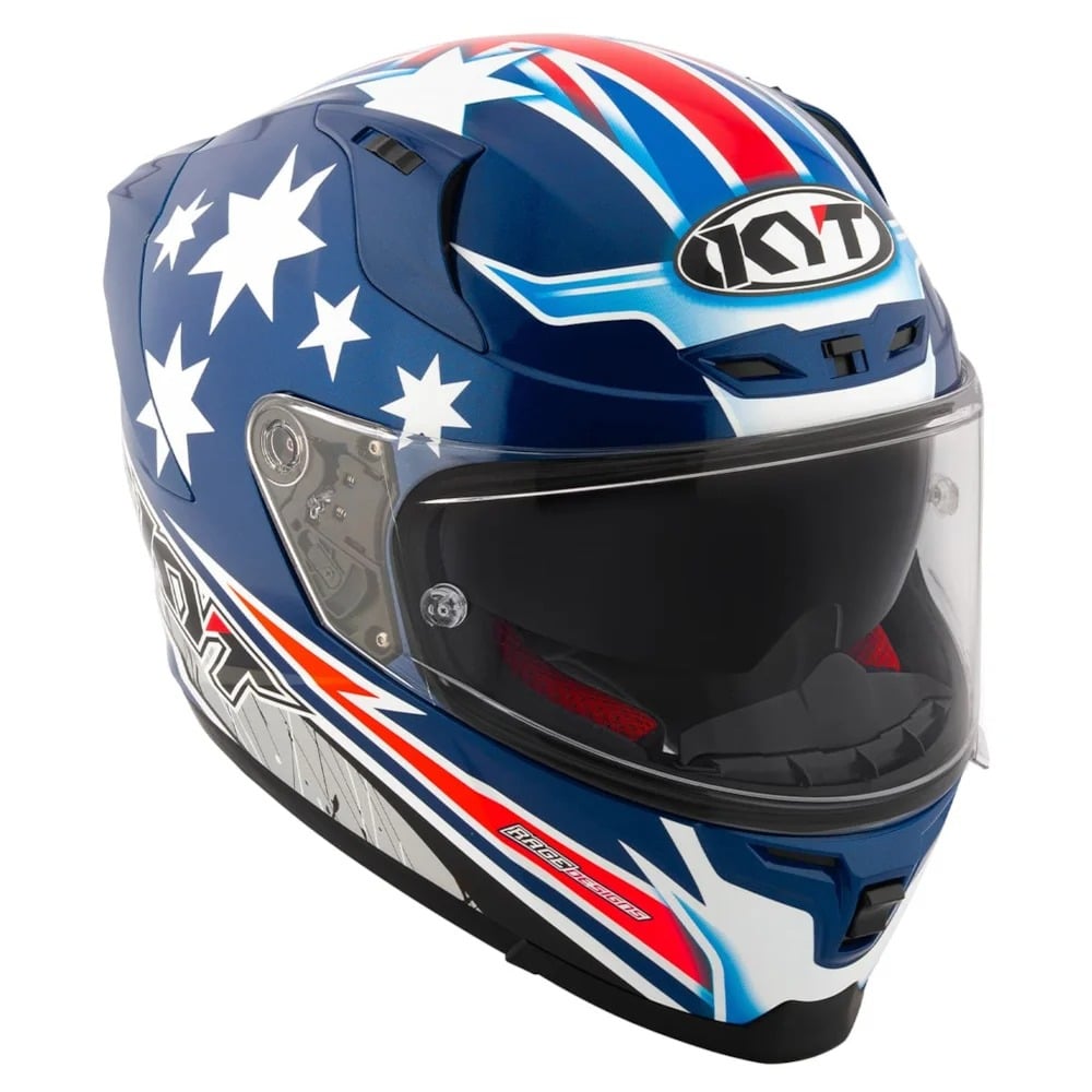 Capacete KYT Striker 2V Brock Parkes - imagem 2