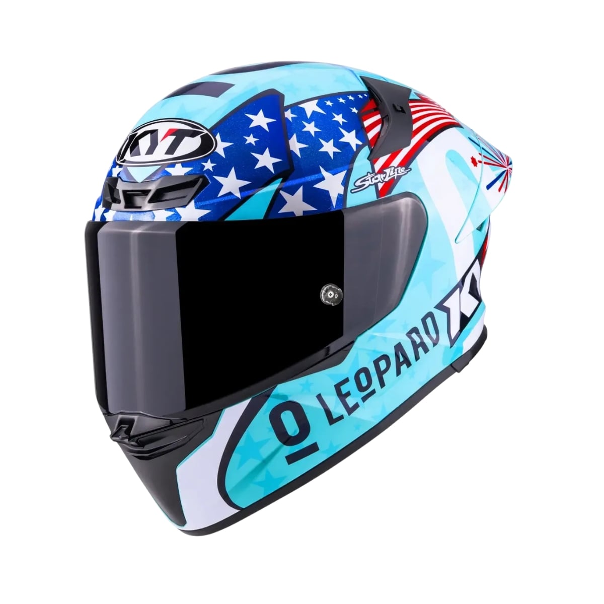 Capacete KYT TT-REVO Leopard Americas - imagem 4