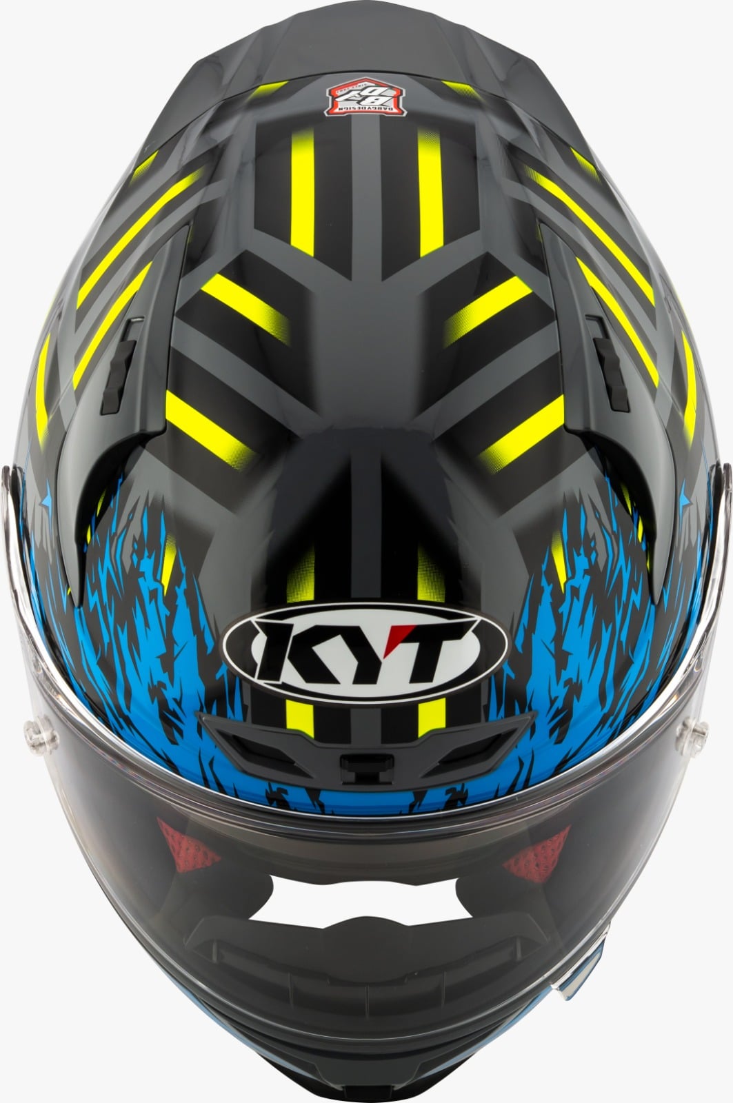 Capacete KYT Striker 2V Flaming - imagem 3