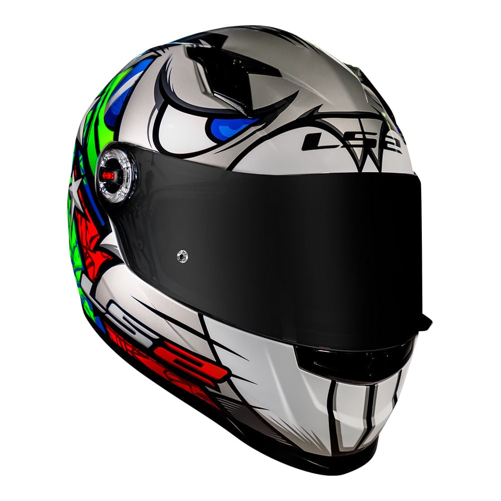 Capacete LS2 FF358 Classic Alex Barros Réplica - imagem 7