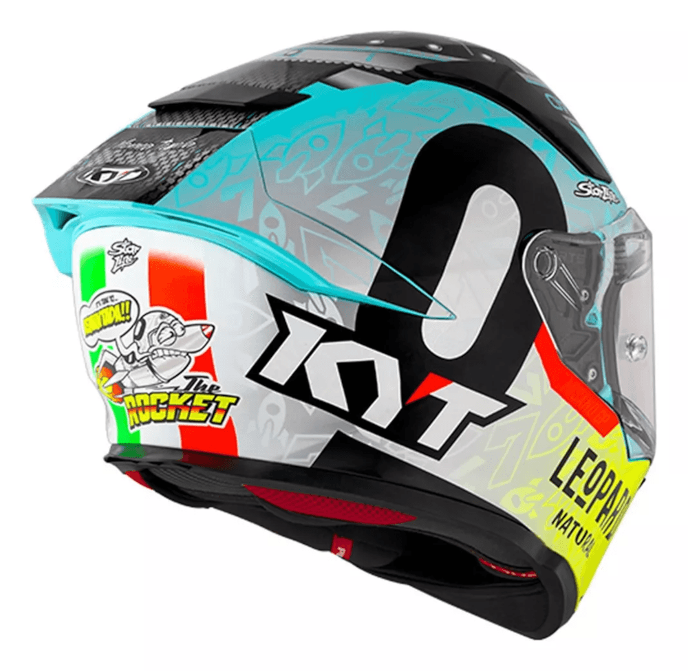 Capacete KYT R2R Max Foggia Misano 2022 Réplica - imagem 3