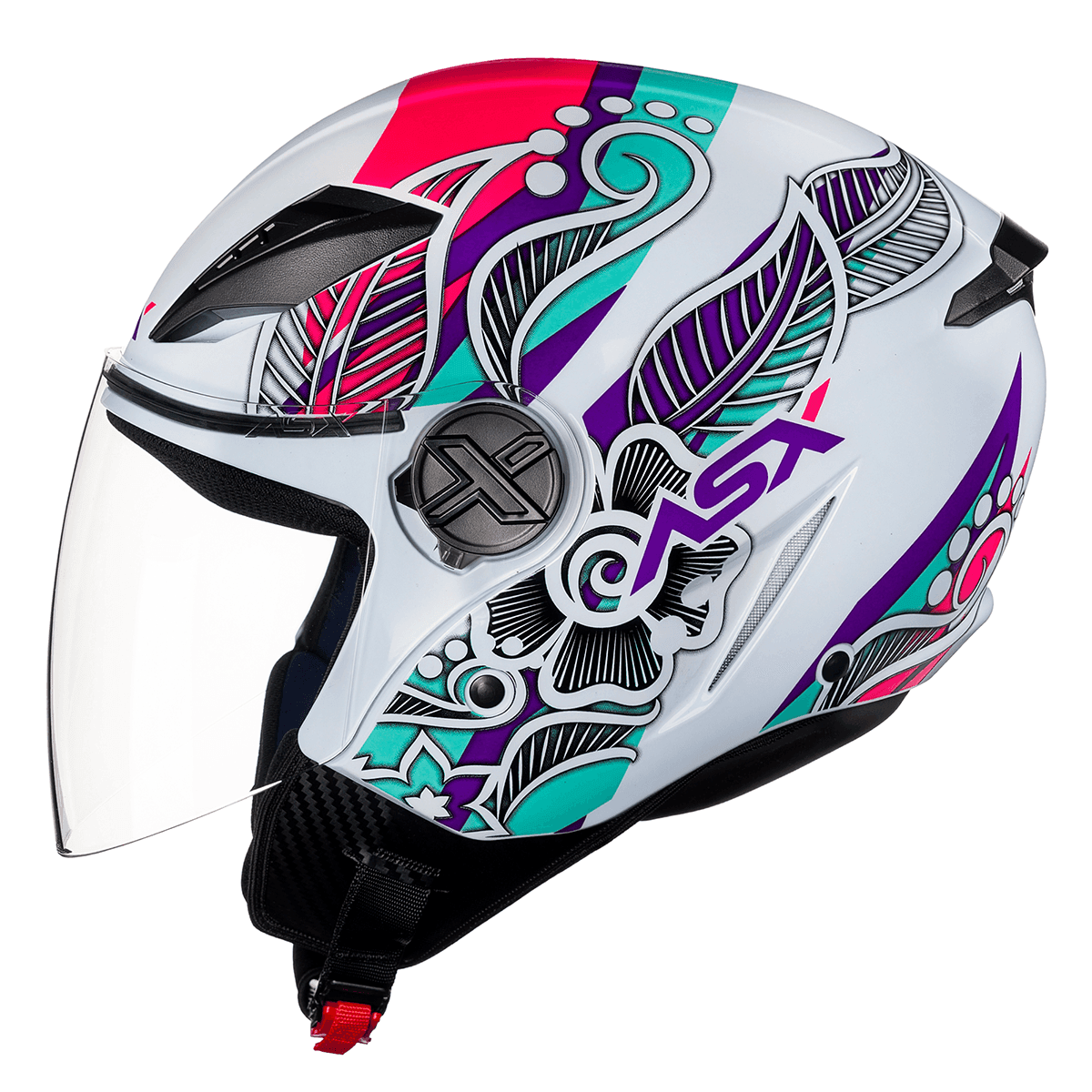 Capacete ASX City Air Flowers