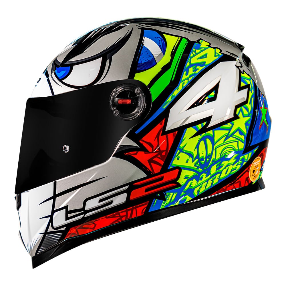 Capacete LS2 FF358 Classic Alex Barros Réplica